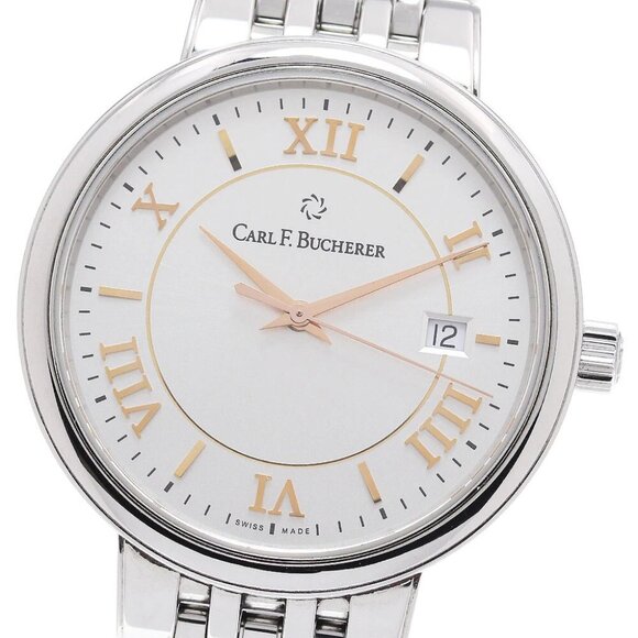 CARL F.BUCHERER Adamavi 00.10314.08.15.22 Date Automatic Men's Watch - Picture 1 of 6